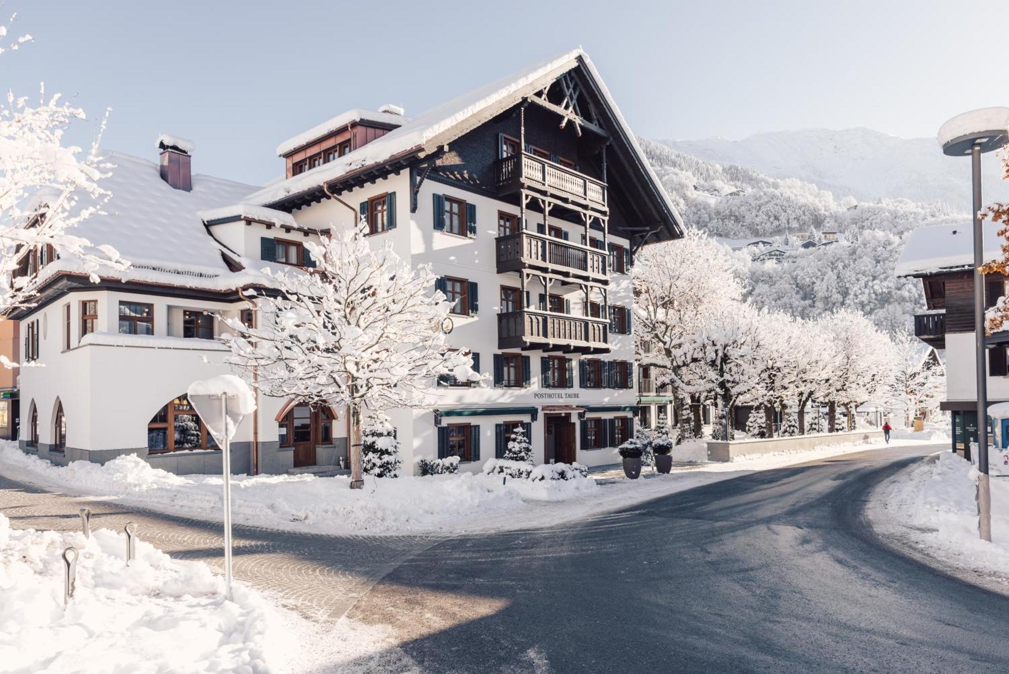 Posthotel Taube Schruns Exterior foto
